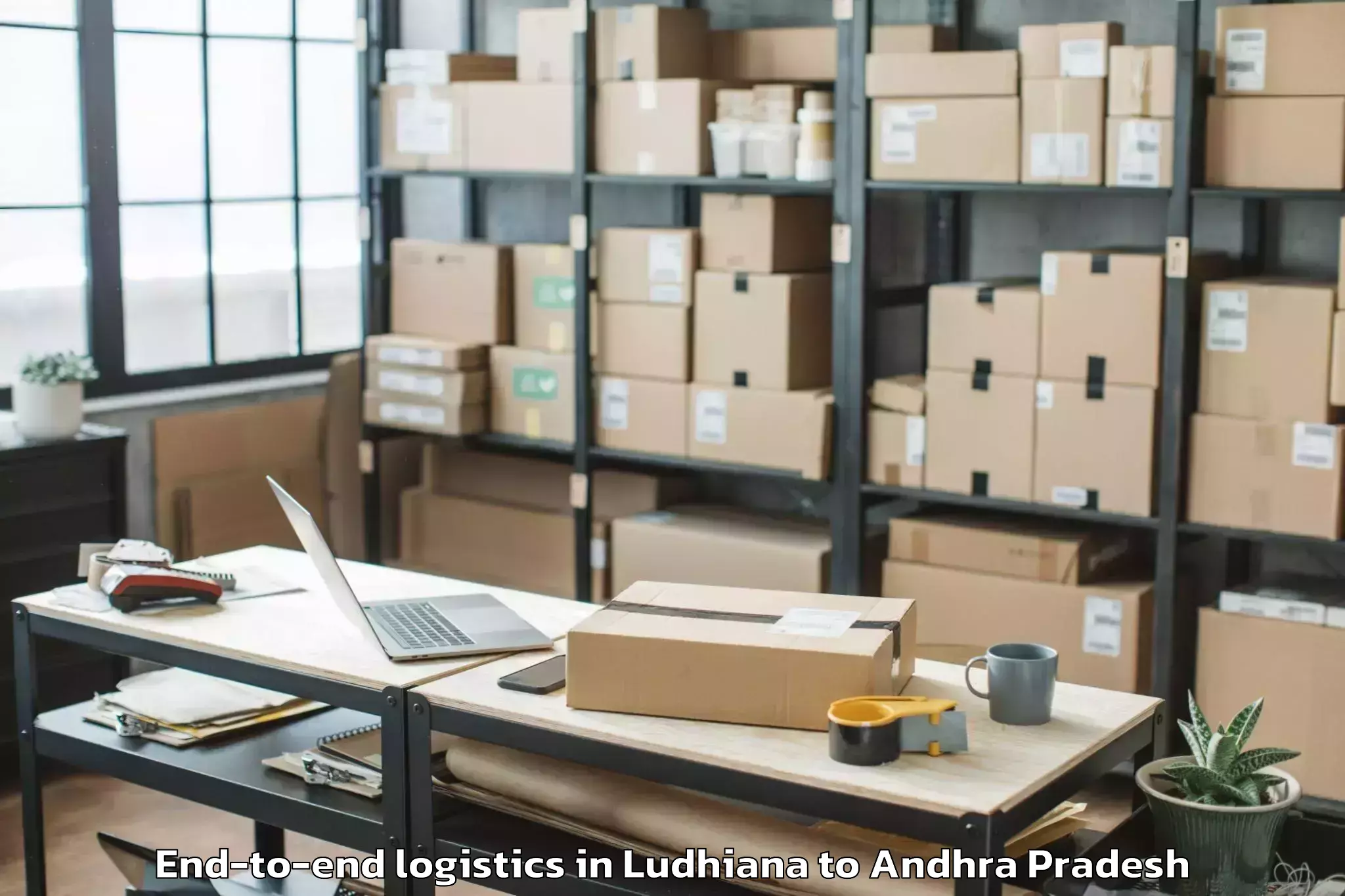 Book Your Ludhiana to Konakanamitla End To End Logistics Today